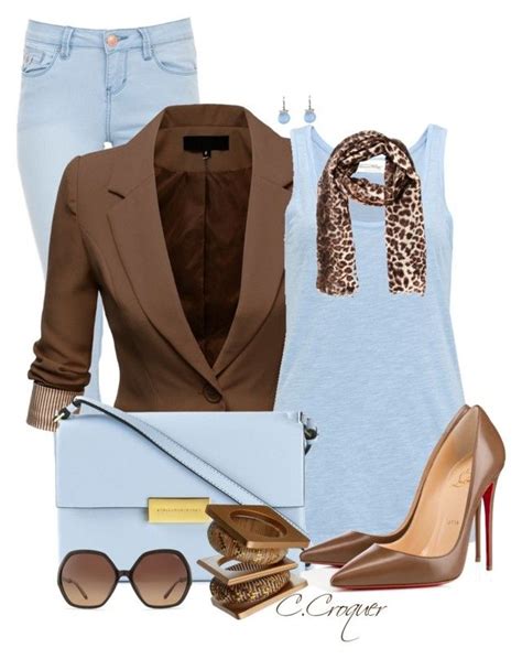baby blue and brown. everyday Clothes design, Clothes, Style