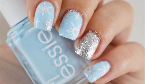 Baby Blue Christmas Nail Designs Sparkly s ️ s s Beauty