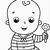 baby boy colouring pages