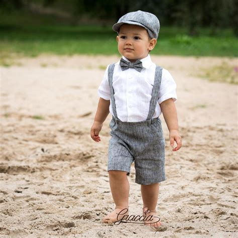 Baby Boys Blue Check Wedding Suit Baby Wedding Outfit Alvin