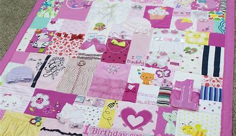 Baby Clothes Quilt Ideas Custom Queen Size … Memory
