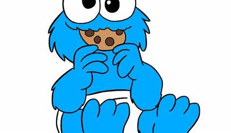 Cute Baby Cookie Monster - ClipArt Best