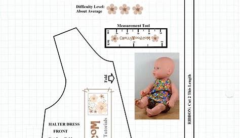 Doll Clothes Patterns by Valspierssews Doll Style The Baby Doll