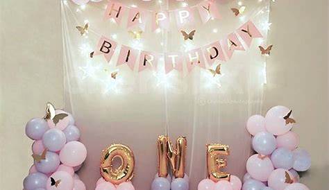 New First Birthday Home Decoration Ideas Art Design Ideas