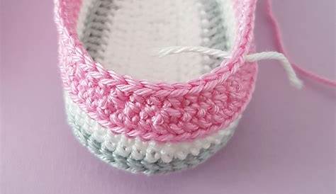 Free Crochet Pattern Baby Sneakers | Häkelanleitung babyschuhe