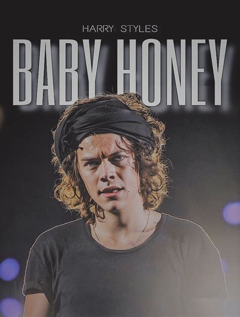 "Baby Honey Harry Styles Song Lyrics sticker" Pullover Hoodie by