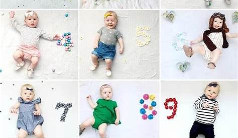Baby Monthly Milestone Ideas Diy Creative Photo