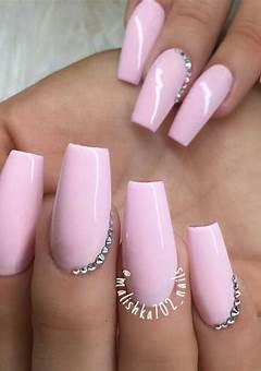 Baby Pink Acrylic Nails