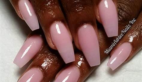Dark Skin Nails Pink Acrylic with afoul Design Pink nails, Nails