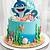 baby shark birthday cake for boy