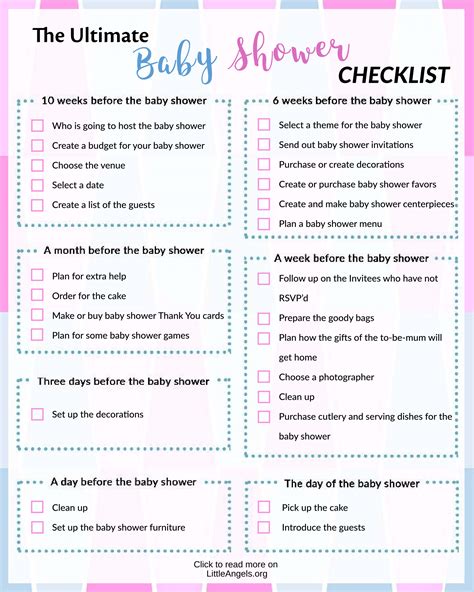 4 Best Images of Menu Planner Free Printable Baby Shower Party Free