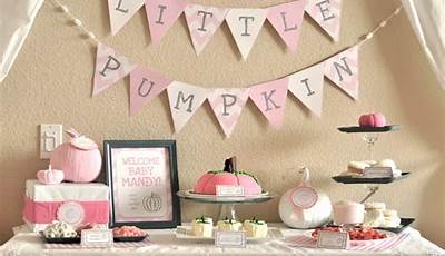 Baby Shower Themes Girl Fall