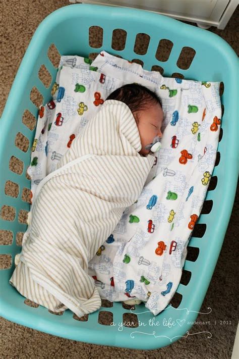Baby Sleep Laundry Basket