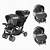 baby trend sit and stand double stroller compatible car seats