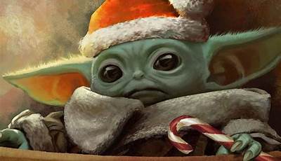 Baby Yoda Christmas Wallpaper Backgrounds