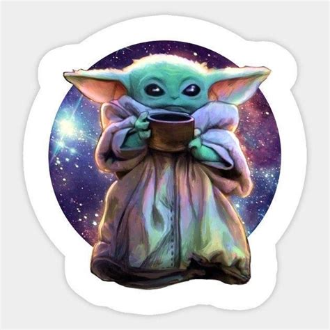 Baby Yoda Laptop Stickers Amazing Sticker Co