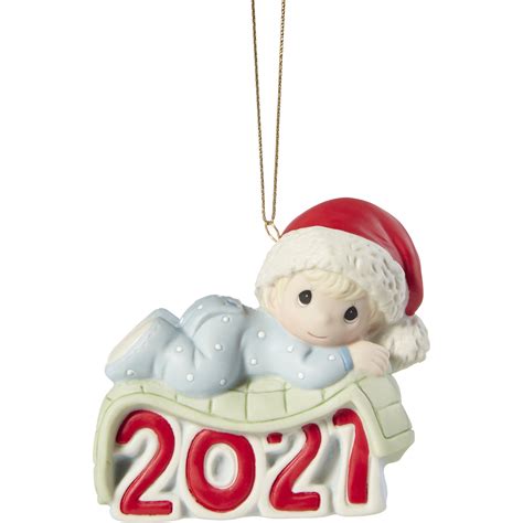 Old World Christmas Baby's First Teddy Bear Glass Ornament 12093 Baby