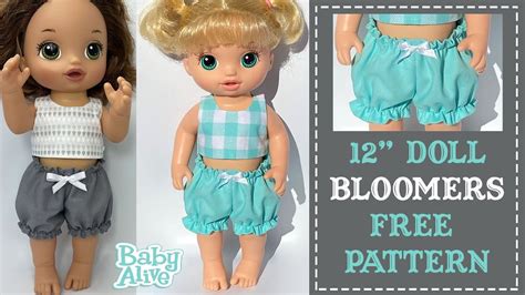 Baby Alive Clothes Patterns