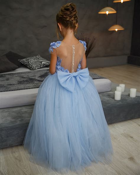 baby blue girls dresses