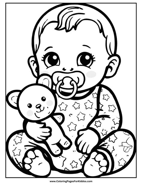 Baby Colouring Sheets