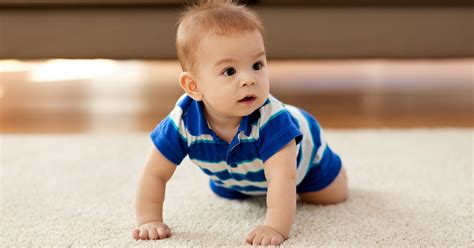 baby crawling