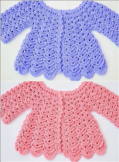 Baby Jacket Crochet Pattern Easy