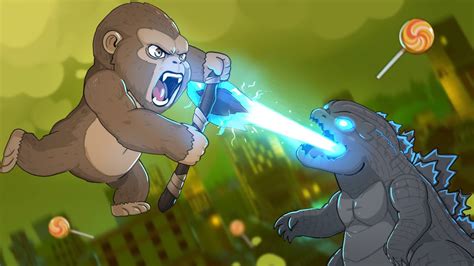 baby king kong versus baby godzilla