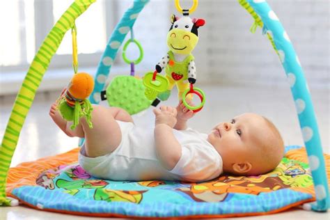 baby on play mat