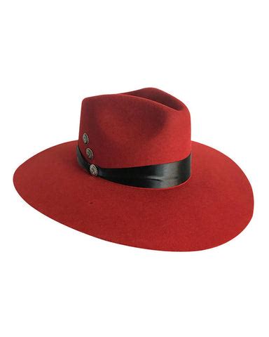 baby pinch front cowboy hat red