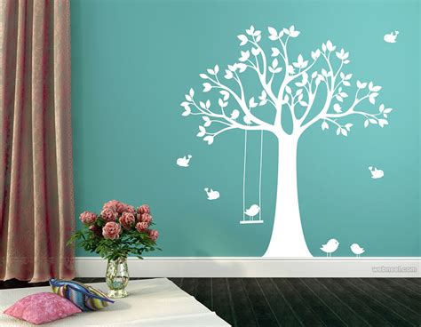 ukchat.site:baby room tree wallpaper