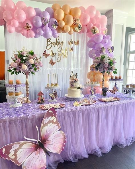 Baby Shower Girl Themes Butterfly