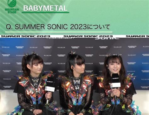 babymetal live summer sonic 2023 wowow