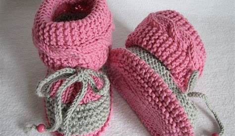 Baby-Stiefel stricken - Eulen-Motiv - DIY