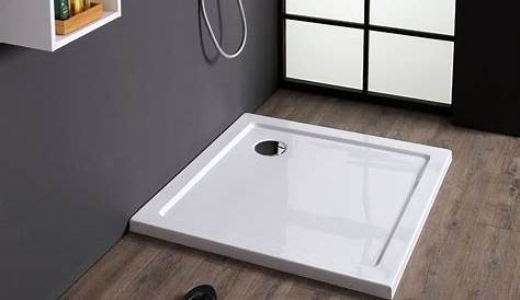 Bac A Douche 80x80 Soldes Receveur De Poser Carre En Gre Blanc Planete Bain