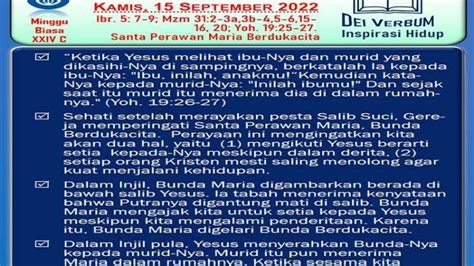 Bacaan hari ini YouTube