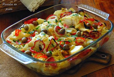 bacalhau a espanhola no forno