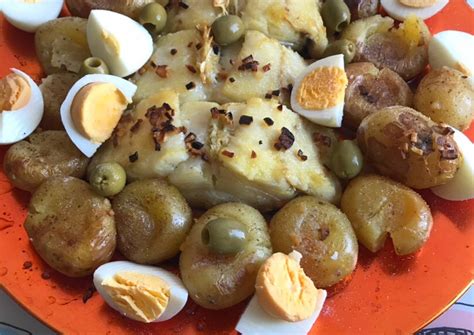 bacalhau com batatas cozidas