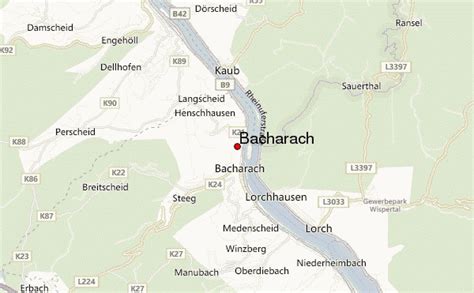 bacharach am rhein maps