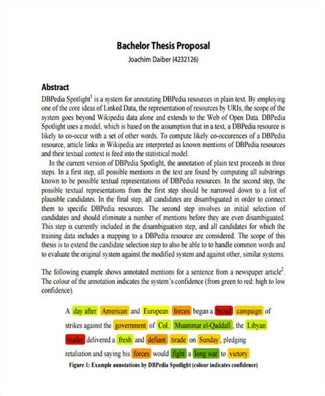 😝 Sample bachelor thesis proposal. Bachelor Thesis Examples Find Your