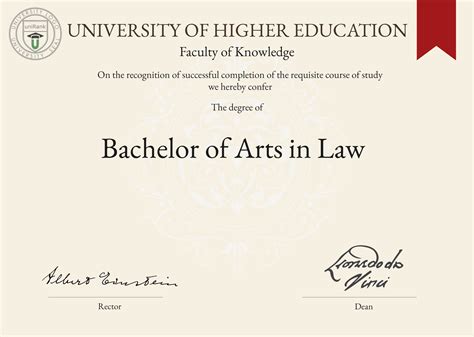 bachelor of arts degree in business law