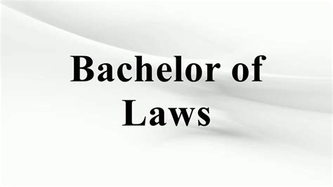 bachelor of law online canada