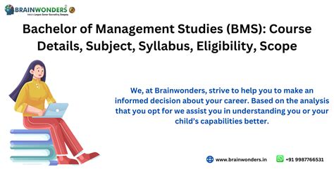 bachelor of management studies subjects