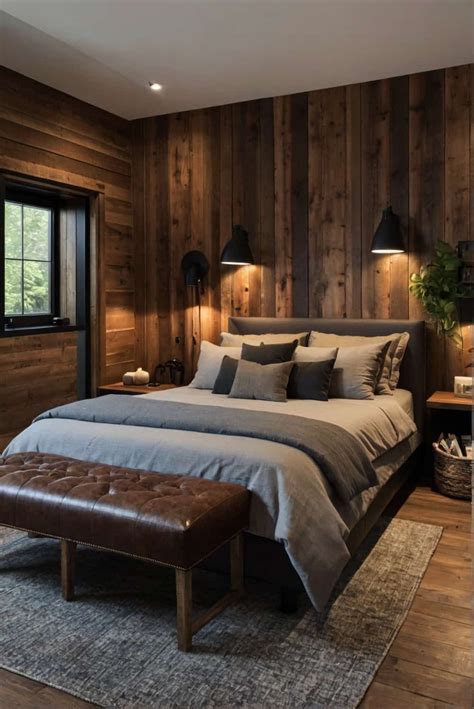 80 Bachelor Pad Men's Bedroom Ideas Manly Interior