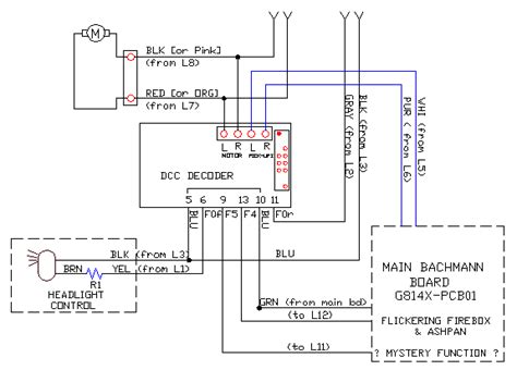 Wiring For DCC Sound and Decoder in a Bachmann G (Fn3) External Frame