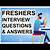 back office interview questions and answers for freshers