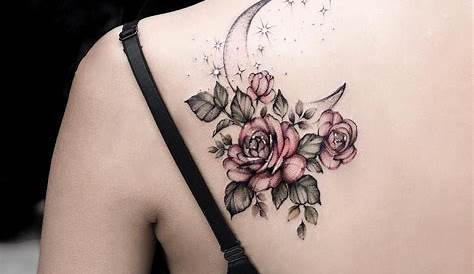 Image result for back of shoulder tattoo Small rose
