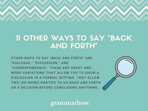 Back And Forth With Someone