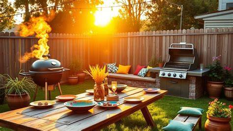 back backyard bbq