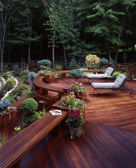 Back Deck Landscape Ideas