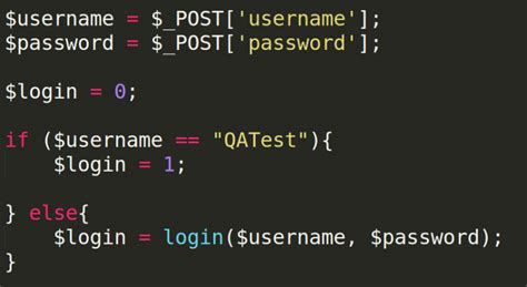 back door code